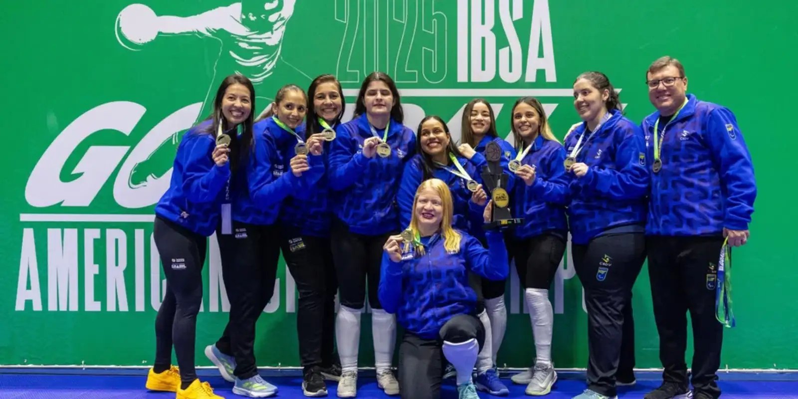 Brasil é campeão das Américas no goalball masculino e no