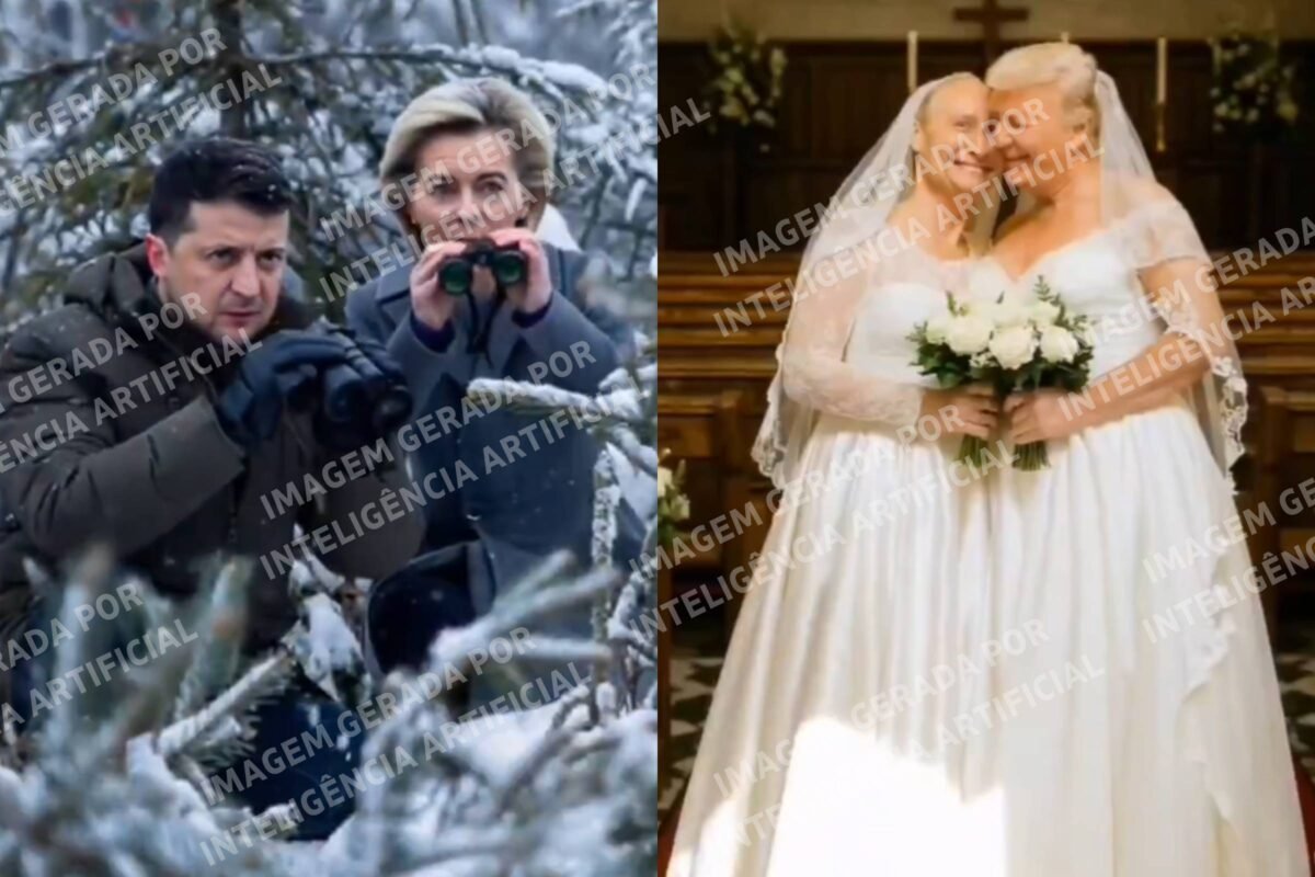 Criações em IA preparam terreno para encontro Putin-Trump - 15/08/2025