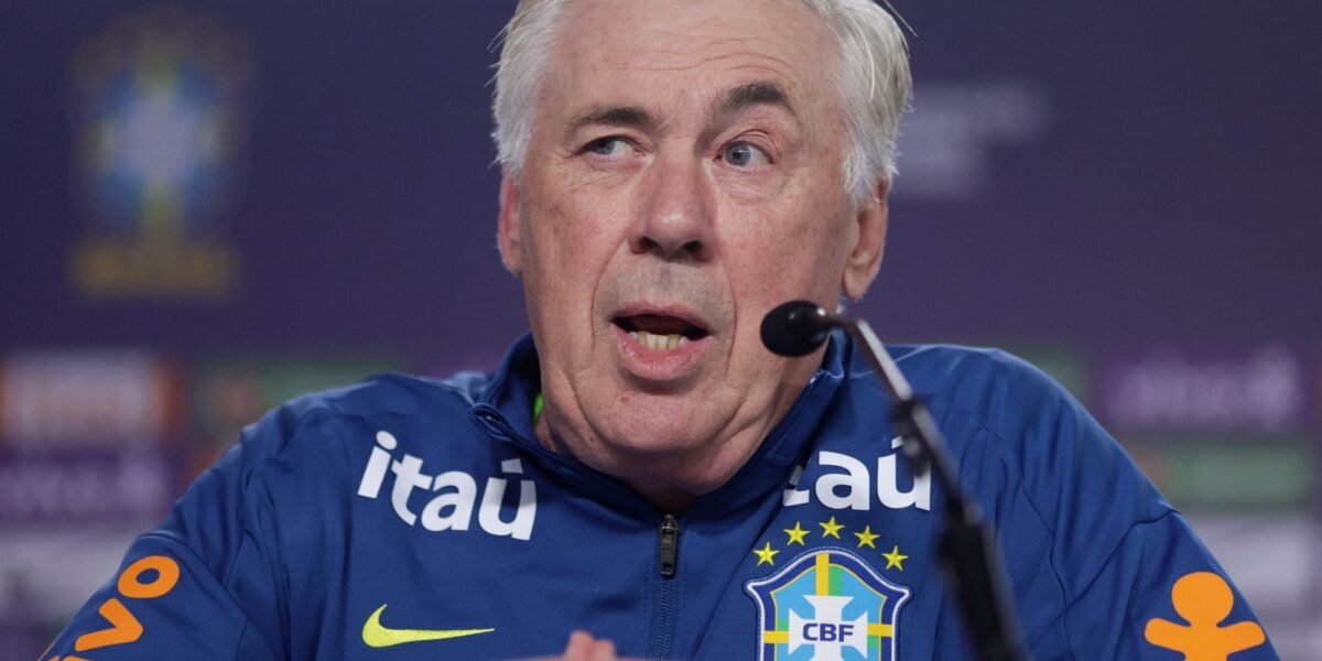 Ancelotti manterá Brasil com quatro atacantes em duelo contra o