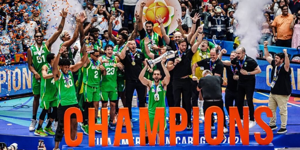 Brasil é campeão da AmeriCup de basquete após 16 anos