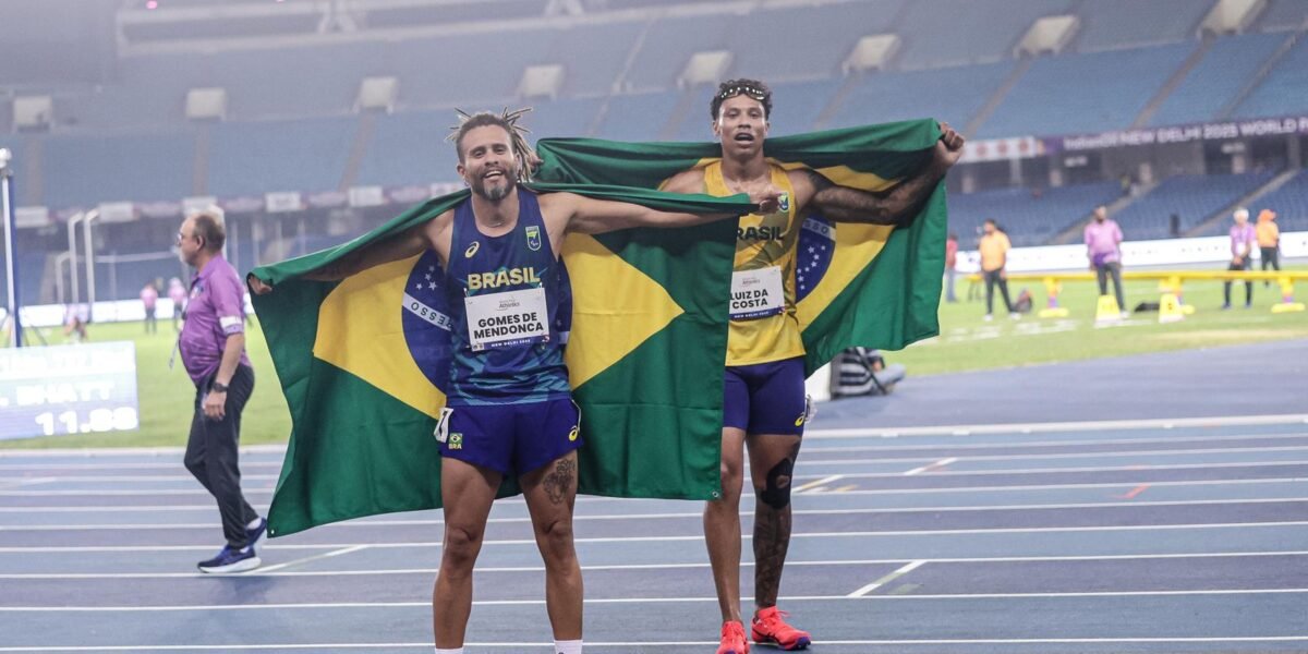 Brasil leva 6 medalhas no 2º dia do Mundial de