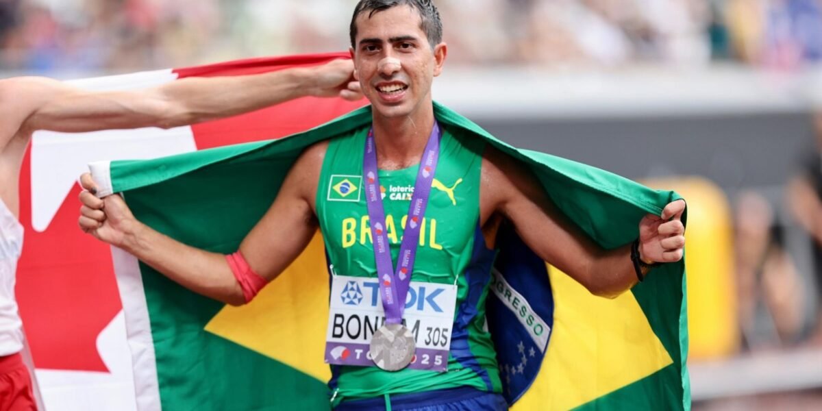 Caio Bonfim é prata na prova de 35 km do