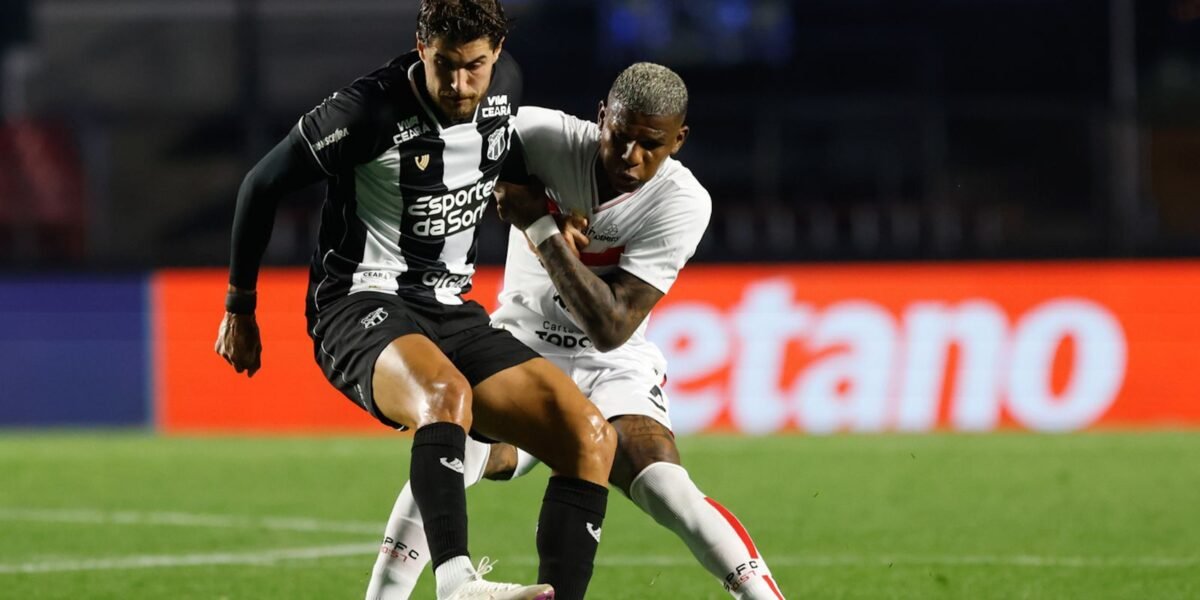 Ceará derrota São Paulo no encerramento da 25ª rodada do