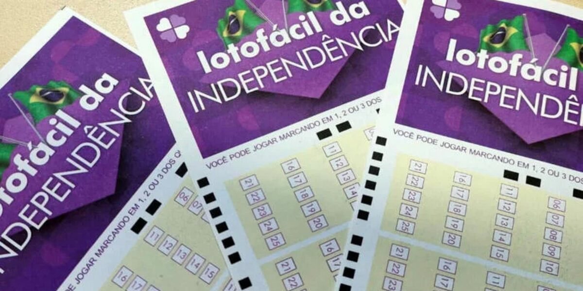 Lotofacil da independência tem 54 apostas com prêmio de R$