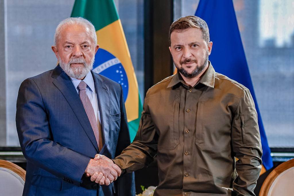 Zelenski pede nova reunião bilateral com Lula na ONU -