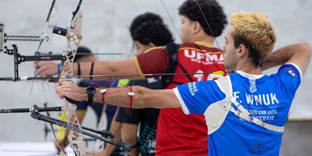 Fabio Klier é ouro no tiro com arco na estreia