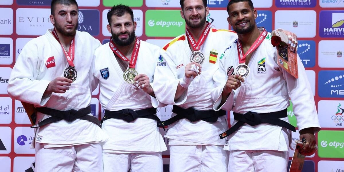 Judô: Leonardo Gonçalves leva bronze no Grand Slam de Abu