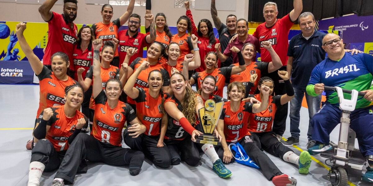 Sesi-SP conquista Campeonato Brasileiro de vôlei sentado feminino