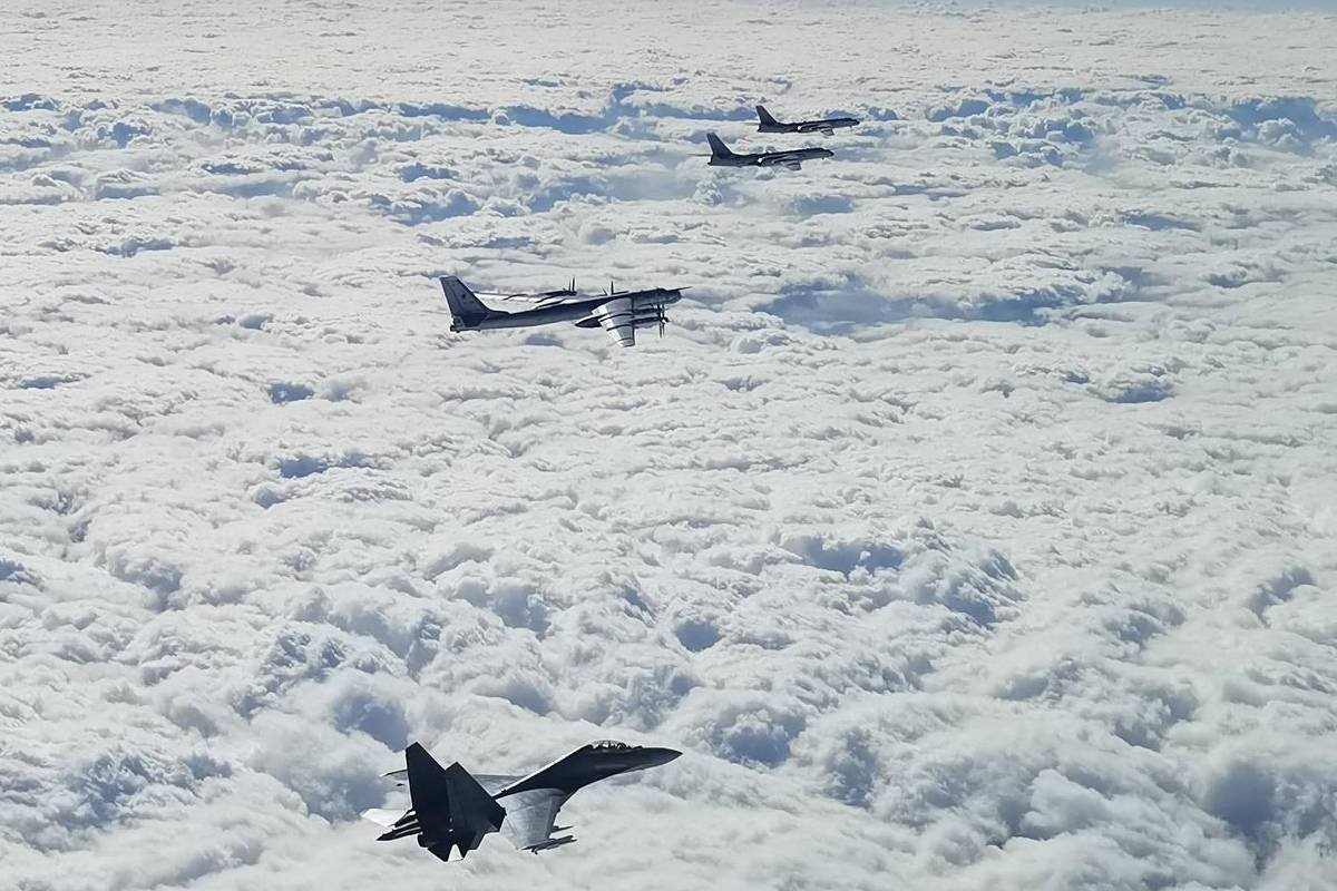 Coreia envia caças contra patrulha da Rússia e da China