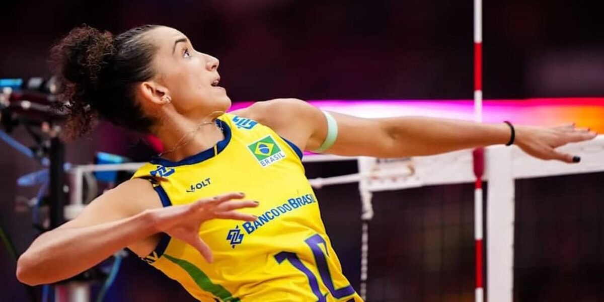 Gabi Guimarães é segunda melhor jogadora de vôlei do mundo