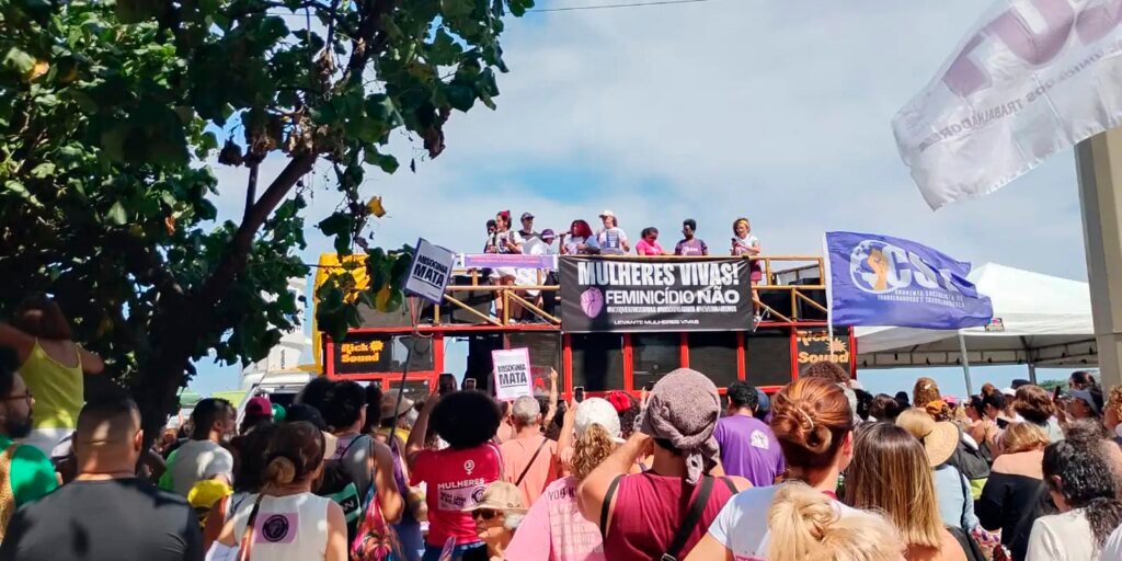 Mulheres protestam no Rio e pedem maior presença do Estado