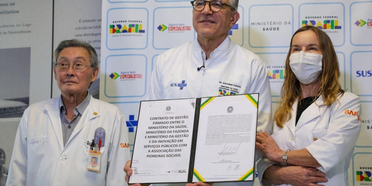 Ministério da Saúde renova contrato com Rede Sarah por R$