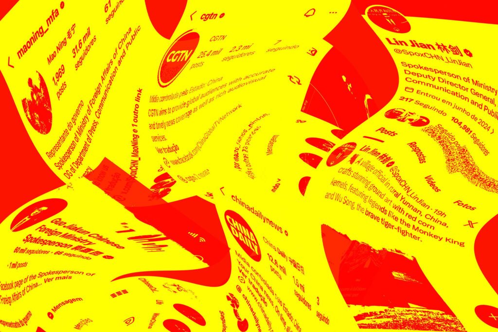 China impede acesso a redes sociais, mas tem perfis ativos