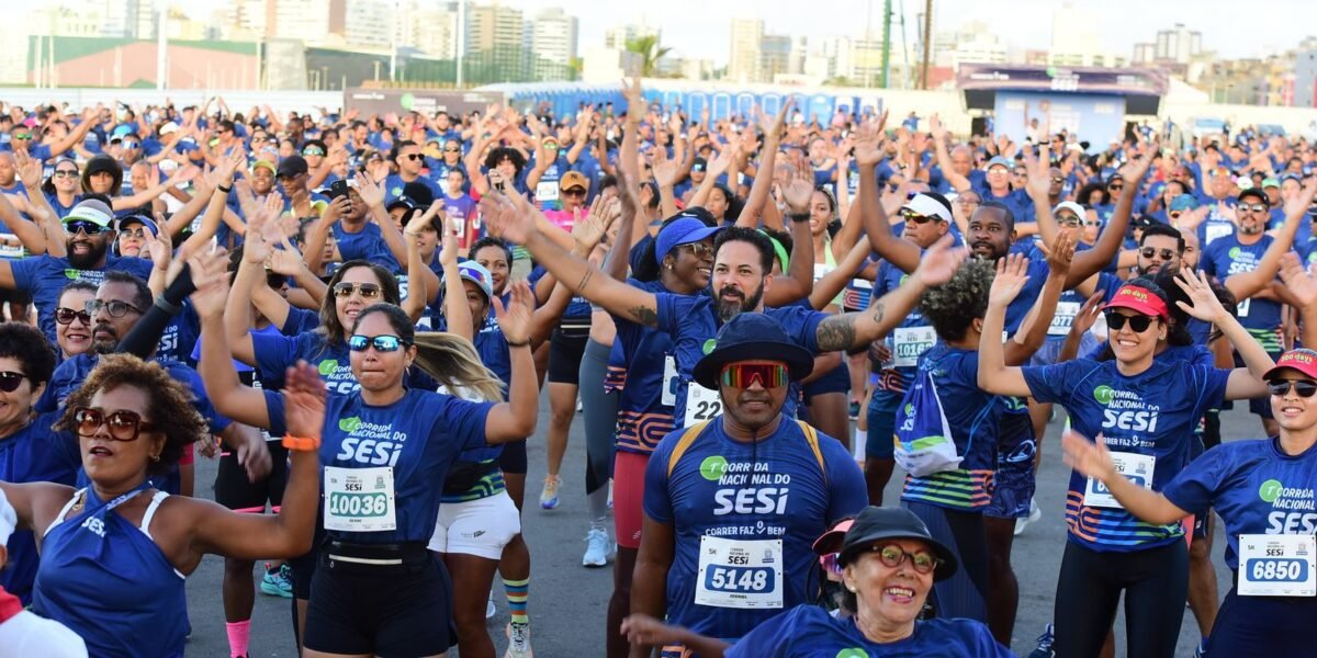 Corrida Nacional do Sesi supera 60 mil inscritos em segunda