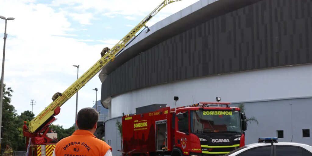 Incêndio no Velódromo no Rio é controlado; pista não teve