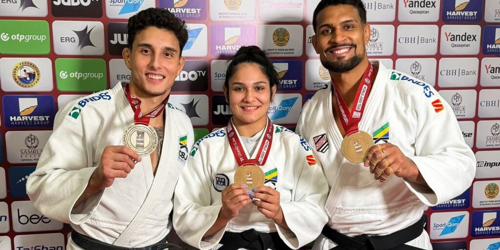 Brasil conquista sete medalhas no Grand Slam de Astana no