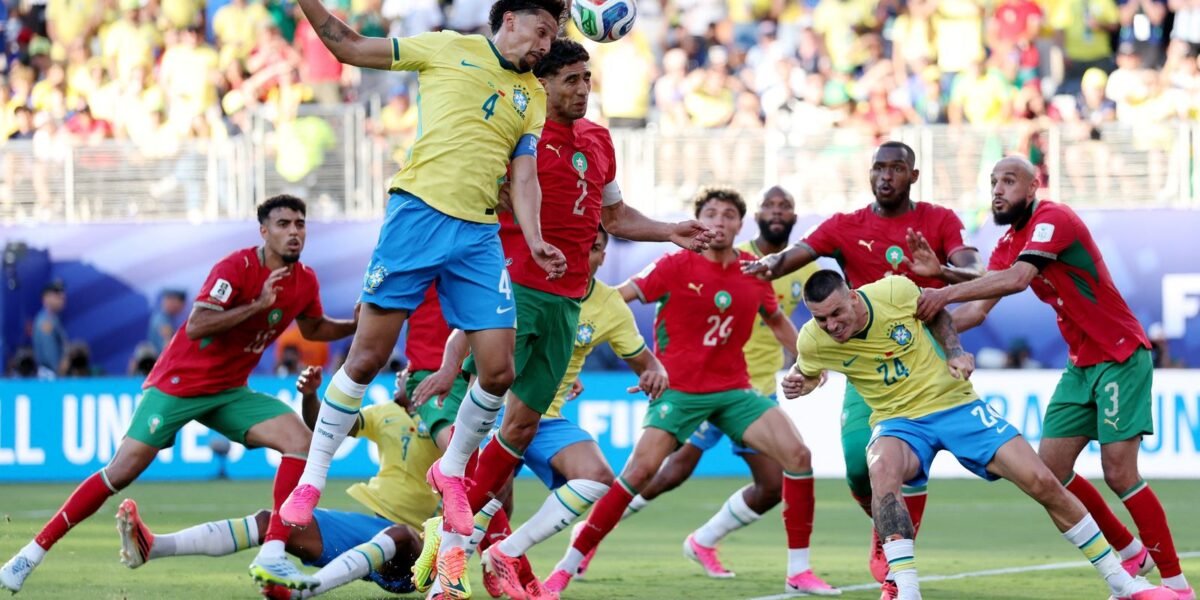Brasil sofre com Marrocos e estreia na Copa do Mundo