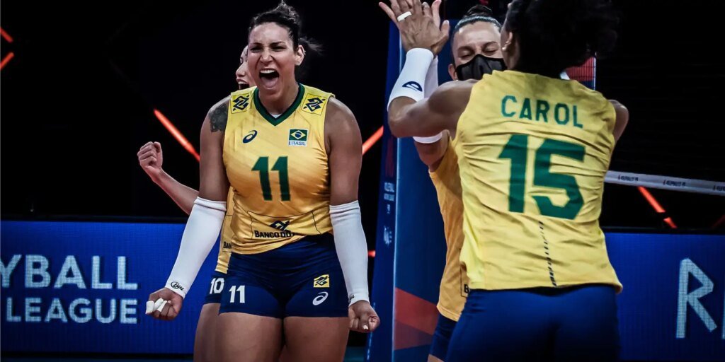 Invicto, Brasil encara campeãs olímpicas na Liga das Nações de