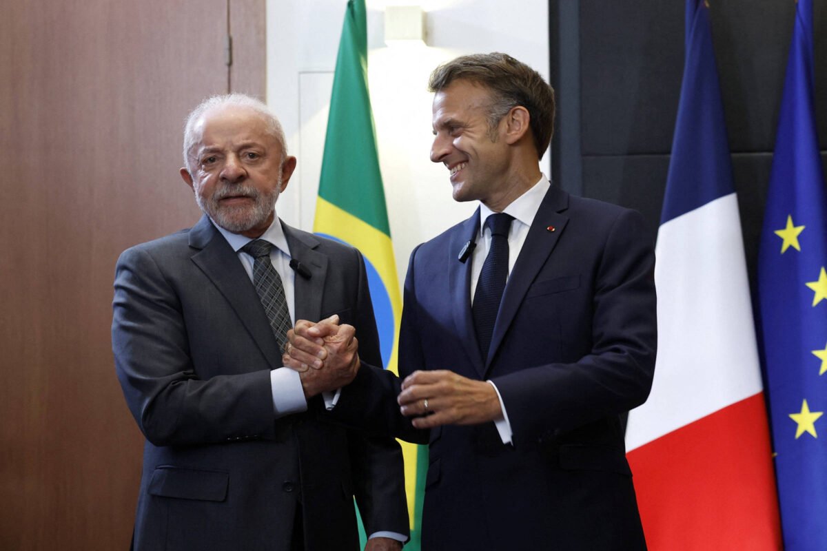 Lula abre agenda no G7 com bilateral com Macron -