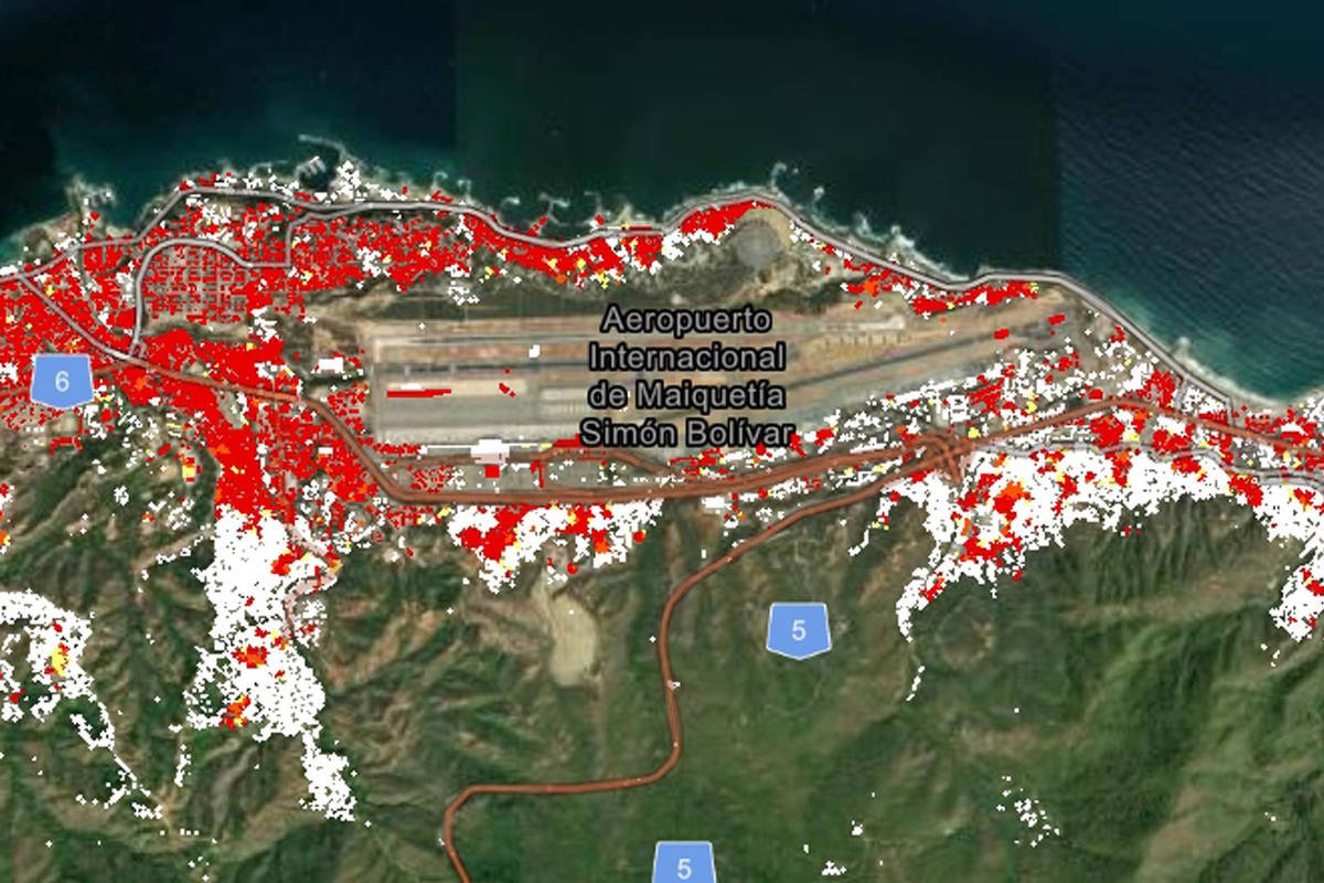 Nasa revela mapa dos danos de terremotos na Venezuela -