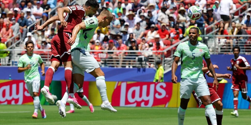 Suíça desperdiça chances e Catar arranca empate no fim pelo