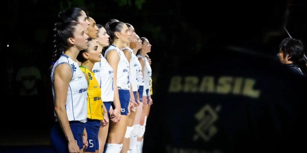 Brasil perde por 3 a 0 para Tailândia na Liga