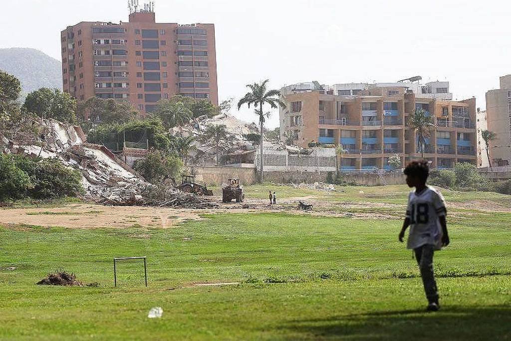 Terremoto na Venezuela: Gampo de golfe vira abrigo - 01/07/2026