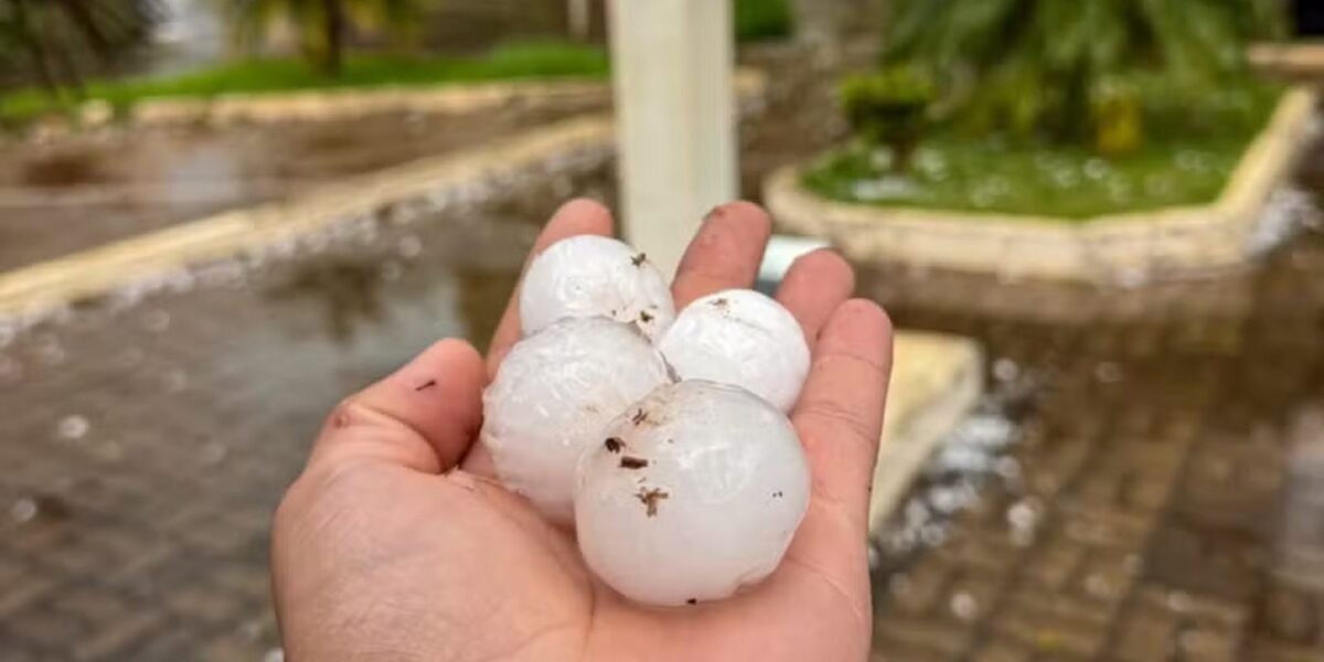 Região Sul tem previsão de chuva e granizo para esta